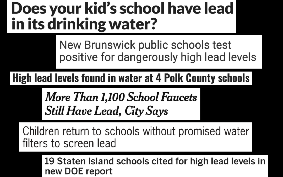 Schools Across the United States Are Facing a Lead Crisis